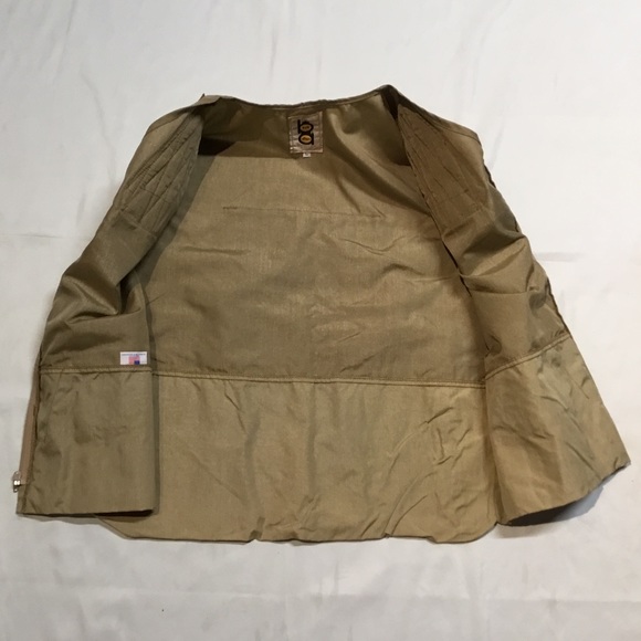 Vintage Bob Allen Brown Hunting Shooting Vest Mens Large USA Made Skeet Trap - Picture 4 of 5